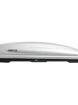 Značkový Střešní box Hapro Traxer 8.6 Silver Grey - objem 530l / oboustranné otevírání / stříbrně šedá
