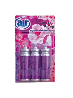 Nová Kolekce Air Menline sprej osvěžovač refill 3x15ml Japanese cherry, náplň 3ks