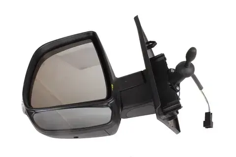 Zrcátko levé mechanické černé (dvě skla) Poslední Šance