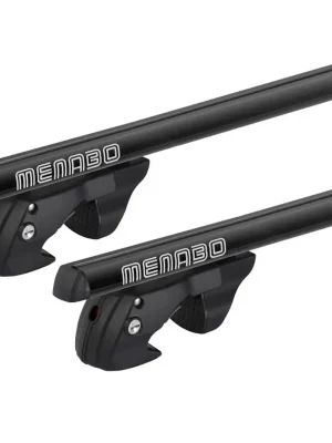 Příčníky na klasické podélníky / hagusy Menabo Sherman 120cm - aluminium / uzamykatelné / černé Zlevněný