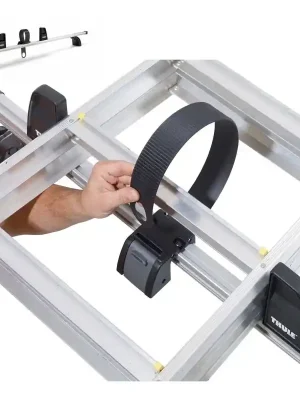 Střešní nosič na převoz žebříků a stavebních materiálů Thule Ladder Carrier - černý Sleva