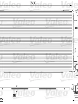 Chladič, chlazení motoru VALEO 701729 Koupit Online