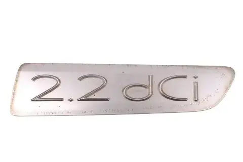 Akce Nápis pravé přední lišty dveří - 2.2 dCi - stříbrný