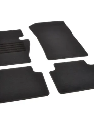 Autokoberce textilní přesné černé / černé obšití - BMW X3 (Typ E83) (2003-2010) 5-sedadel Tovární Cena