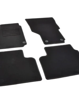 Koupit Online Autokoberce textilní přesné černé / černé obšití - Volkswagen Amarok I (Typ 2H) (2010-2023) 5-sedadel