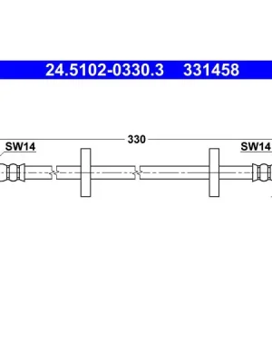 Sleva Brzdová hadice ATE 24.5102-0330.3