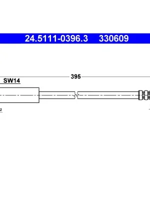 Nakupujte Hned Brzdová hadice ATE 24.5111-0396.3