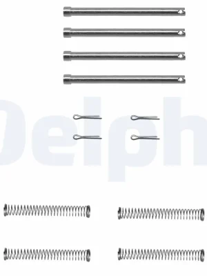 Pouze Dnes Sada příslušenství, obložení kotoučové brzdy DELPHI LX0097