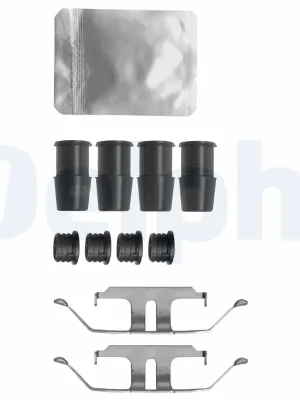 Sada příslušenství, obložení kotoučové brzdy DELPHI LX0636 Vrácení Zdarma
