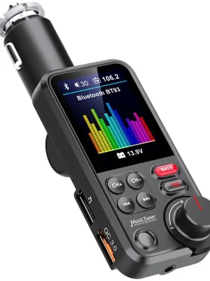 Hands Free modulátor FM / přehrávač / Bluetooth / MP3 / USB / microSD / eqalizér / TFT LCD 1.8 palců Kup Teď
