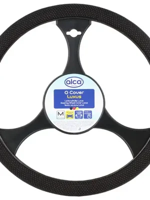Speciální Cena Potah volantu Luxus 37-39cm - protiskluzový / černý