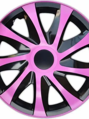 Ozdobné kryty kol / poklice 15 palců - Draco CS Black Pink - sada 4ks Kup Teď