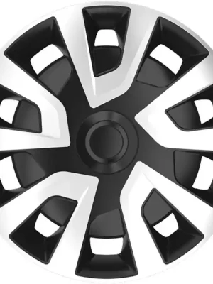 Ozdobné kryty kol / poklice 16 palců - Revo Van Silver Black - sada 4ks Akce