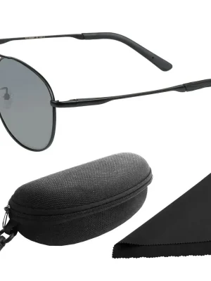 Brýle sluneční Polarized 8013 - obroučky černé / skla tmavá / polarizační skla / pouzdro a utěrka Kup Teď