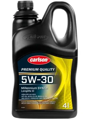 Přímo Od Výrobce Syntetický motorový olej Carlson Premium 5W-30 Millenium Synth Longlife III 4l