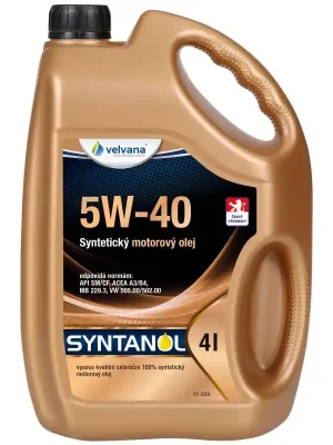 Syntetický motorový olej Syntanol 5W-40 4l Rychlé Dodání