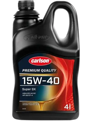 Minerální motorový olej Carlson Premium 15W-40 Super GX 4l Kup Teď