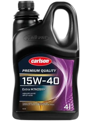 Minerální motorový olej Carlson 15W-40 Extra M7ADSIII+ 4l Cenový Hit