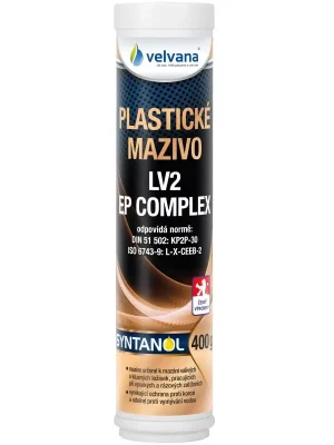 Plastické mazivo Syntanol LV2 EP Complex - kartuše 400g / DIN 51502 Časově Omezené