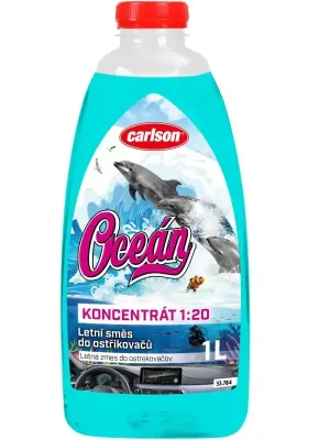Nízká Cena Letní směs do ostřikovačů Carlson Crazy Edition 1l / 20l - koncentrát 1:20 pro další ředění - parfém Oceán