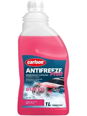 Výprodej Chladící kapalina G12 Evo Carlson Antifreeze Profi 1l - koncentrát pro další ředění