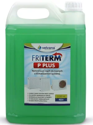 Nemrznoucí náplň do topných a klimatizačních systémů Friterm P Plus - 5l Tovární Cena
