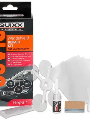 Oprava prasklin a děr po kamínkách ve skle auta Quixx Glass Windshield Repair Kit Finální Výprodej