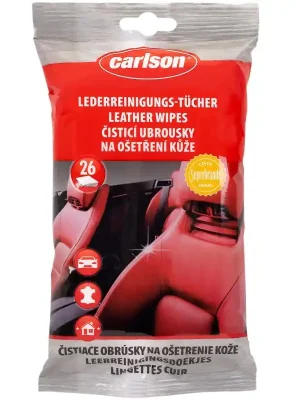 Čistící ubrousky na kůži Carlson 26ks 1ks Přímo Od Výrobce