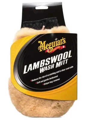 Meguiars Lambswool Wash Mitt - Mycí rukavice z pravé jehněčí vlny Originální