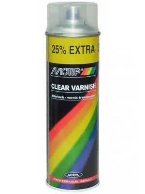 Nejprodávanější Lak bezbarvý 500ml - rychleschnoucí akrylový lak pro dřevěné / kovové / hliníkové / skleněné / kamenné povrchy / plast