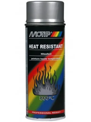 Odeslání Ihned Barva žáruvzdorná do 800°C 400ml - sprej stříbrný / na výfuky / kamna / grily