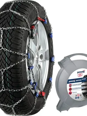 Sněhové řetězy Pewag Servo Sport automatické s napínací kladkou - velikost RSS 77 Horká Nabídka