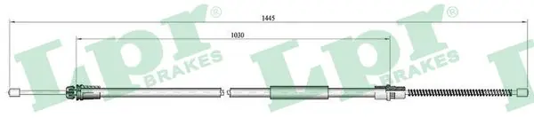 Tažné lanko, parkovací brzda LPR C0752B Koupit Online