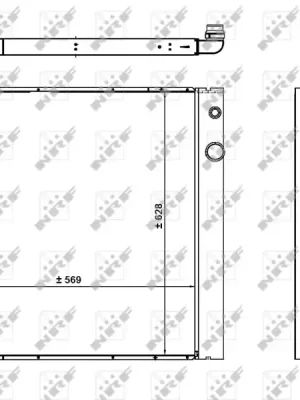 Víkendová Akce Chladič, chlazení motoru NRF 59182