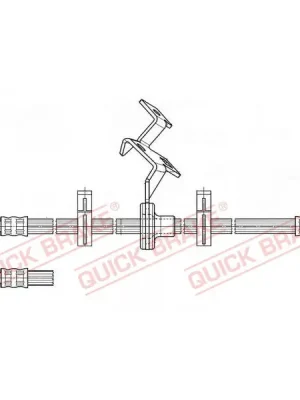 Jen Po Omezenou Doba Brzdová hadice QUICK BRAKE 59.986X
