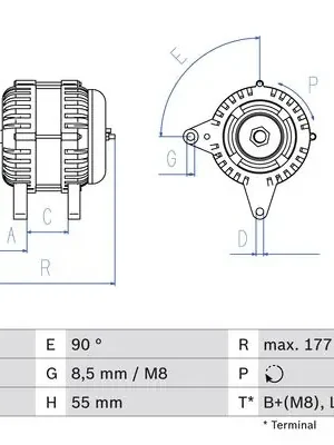 Generátor BOSCH 0986083190 Poslední Šance