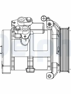 Kompresor, klimatizace DELPHI CS20528 Must-Have