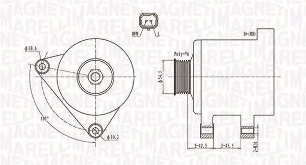 Generátor MAGNETI MARELLI 063731761010 Akční Cena