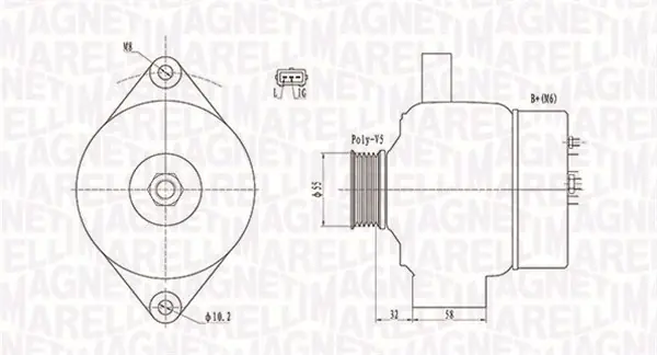 Koupit Online Generátor MAGNETI MARELLI 063732026010