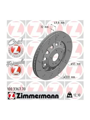 Levný Brzdový kotouč ZIMMERMANN 100.3367.70