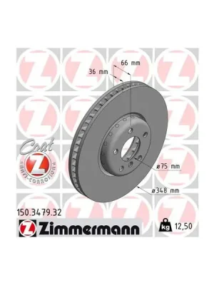 Brzdový kotouč ZIMMERMANN 150.3479.32 Ihned K Objednání