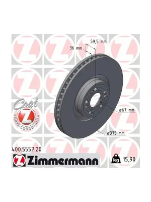Objednat Nyní Brzdový kotouč ZIMMERMANN 400.5557.20