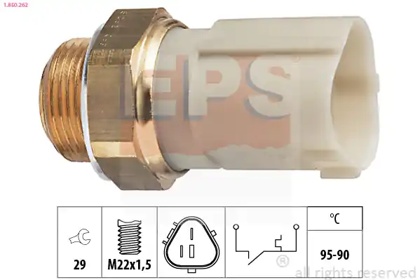 Finální Výprodej Teplotní spínač, větrák chladiče EPS 1850262