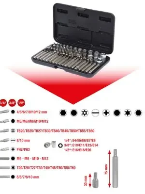 Top Prodej Sada nástrčných klíčů KS TOOLS 9114305