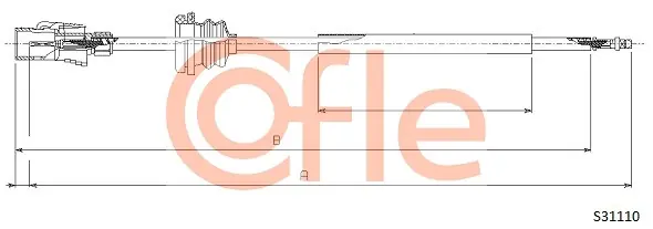 Hřídel tachometru COFLE S31110 Nakupujte Hned