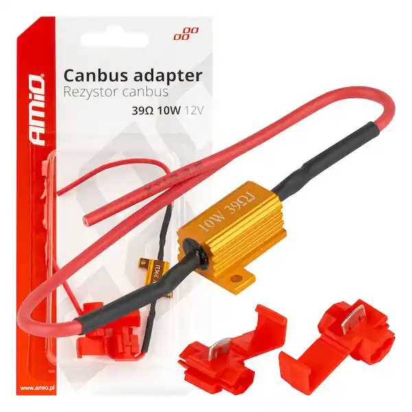 Cenově Výhodný CANBUS rezistor pro LED žárovky 39Ω 10W AMIO-04091