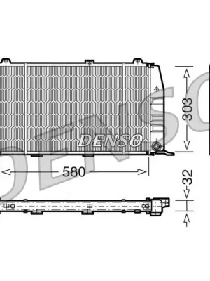 Chladič, chlazení motoru DENSO DRM02010 Koupit Online