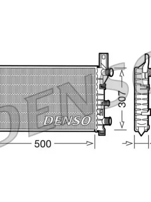 Nakupujte Hned Chladič, chlazení motoru DENSO DRM10035