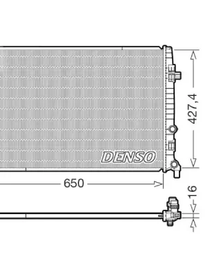 Chladič, chlazení motoru DENSO DRM32060 Levný