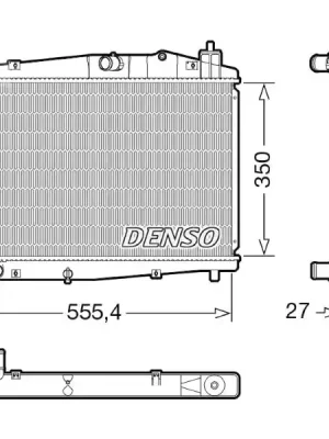 Super Cena Chladič, chlazení motoru DENSO DRM44046